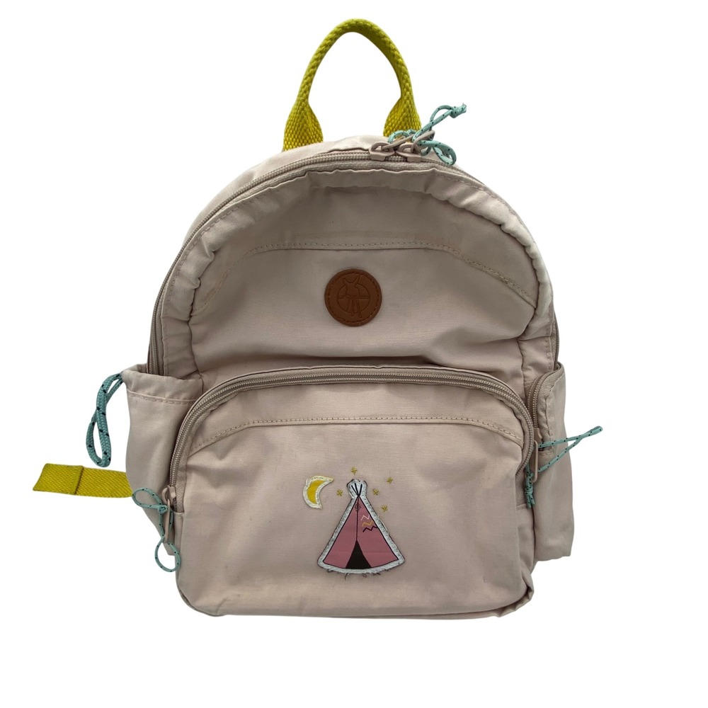 Lässig Kids Small Backpack Blush Pink Stay Wild Teepee Insulated Pocket